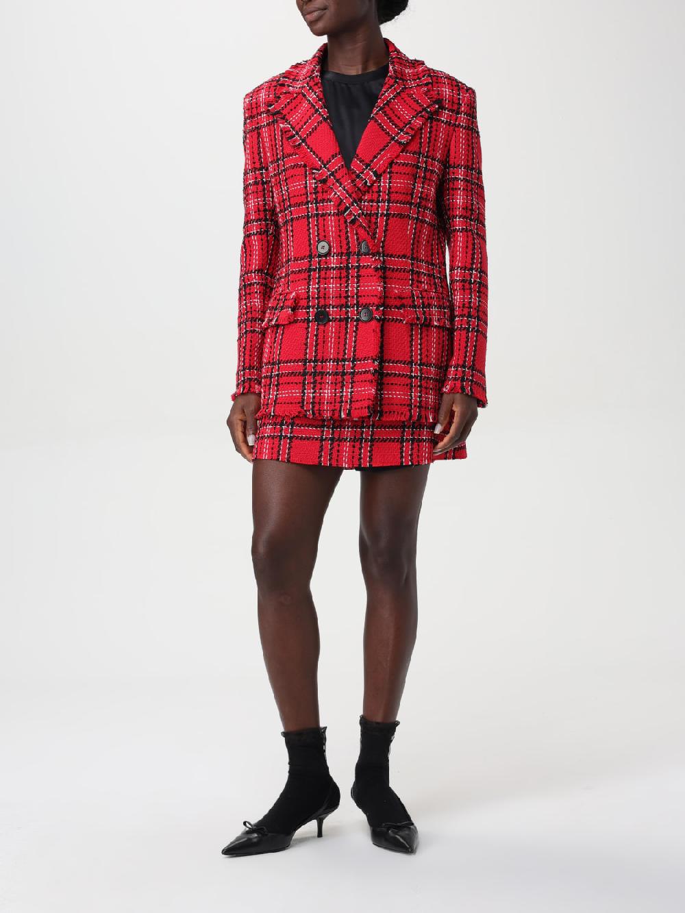 Giglio Shorts mini tartan MSGM Sconto