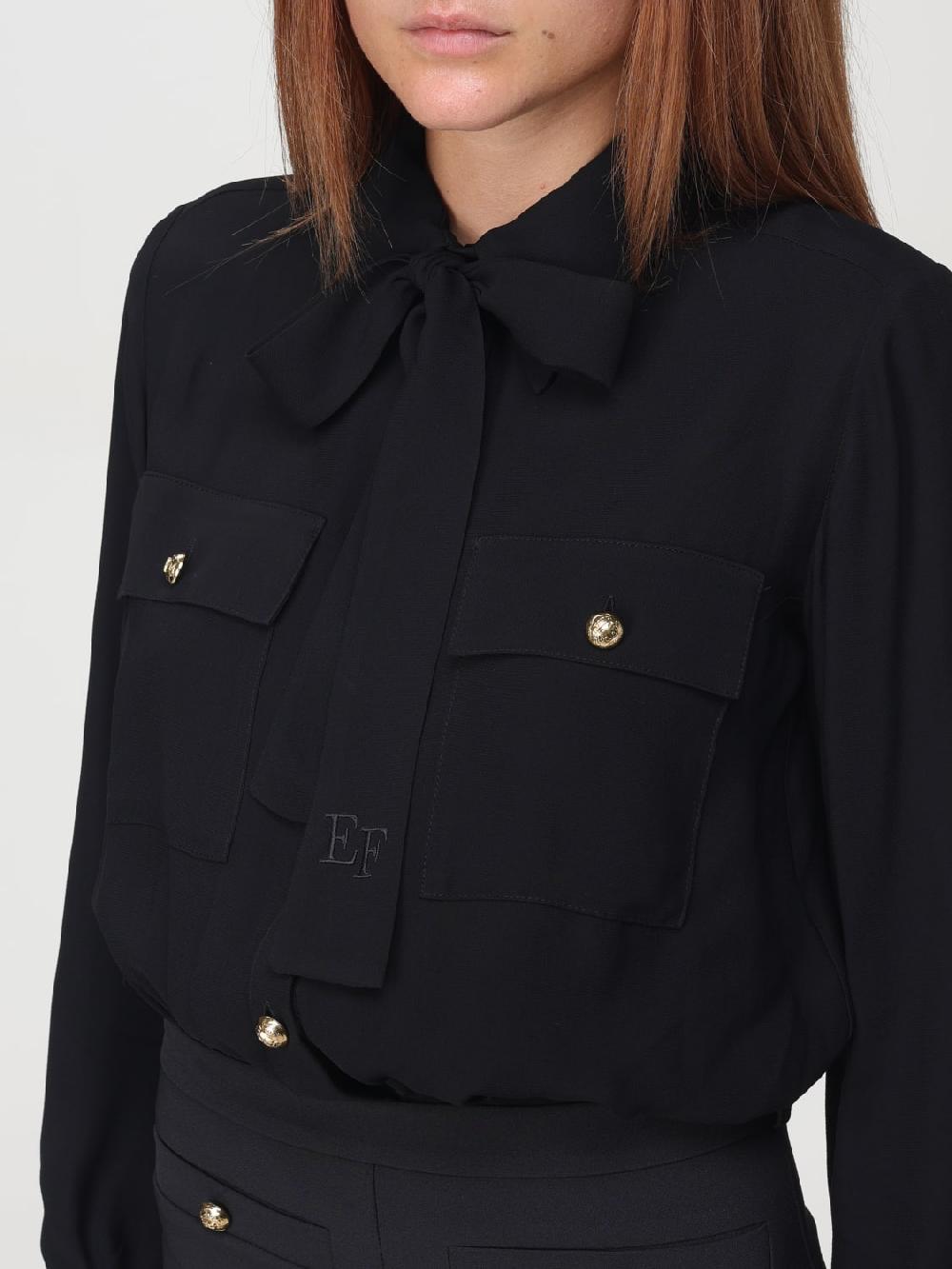 Giglio Tuta in crêpe stretch con fiocco Elisabetta Franchi Promozione