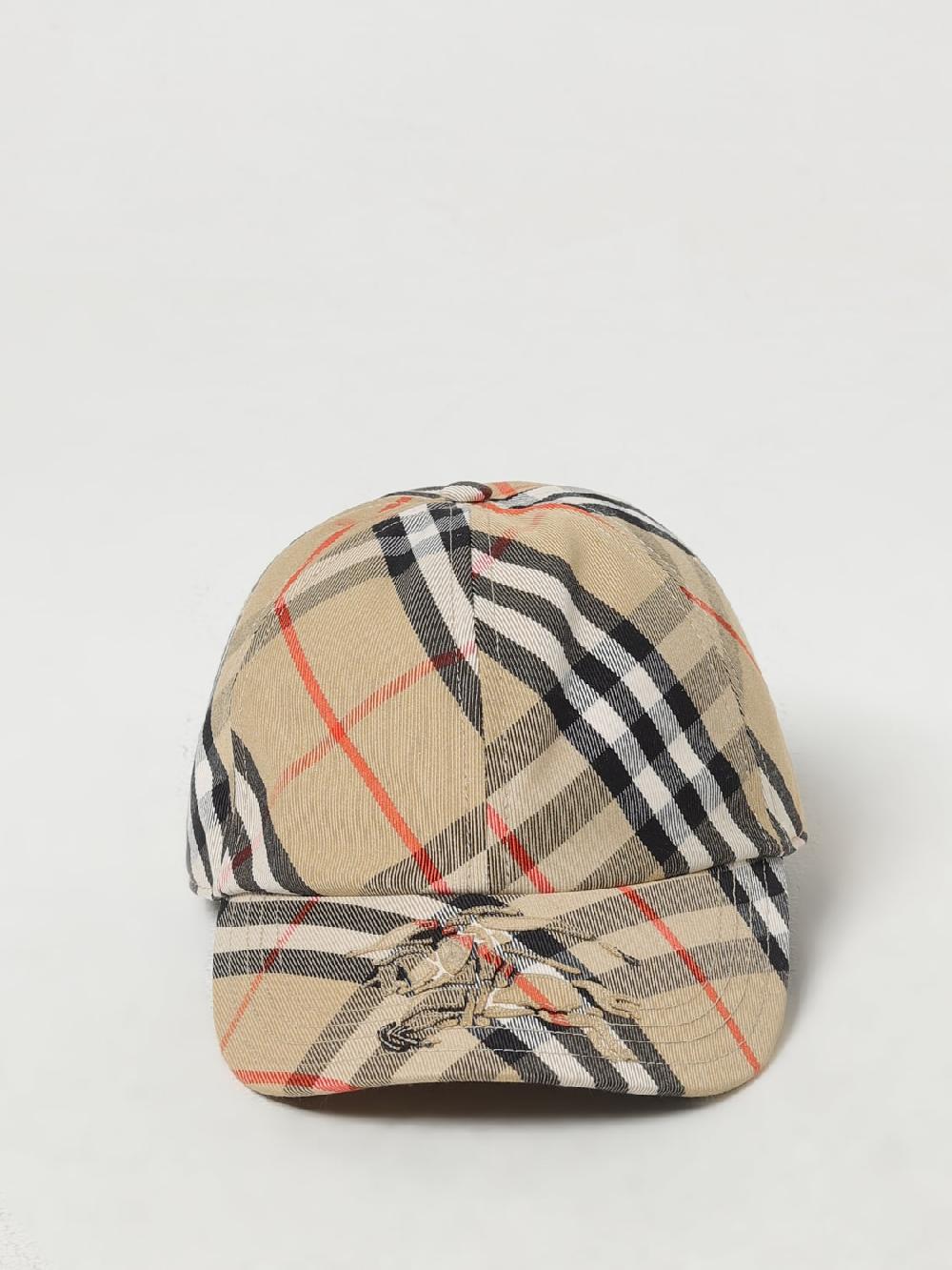 Giglio Cappello Vintage Check Burberry in cotone jacquard In Linea